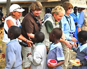 Humanitours project with school childen in Kenya East Africa