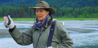 Caprice Stoner, our guide at Alaska Bear Camp.