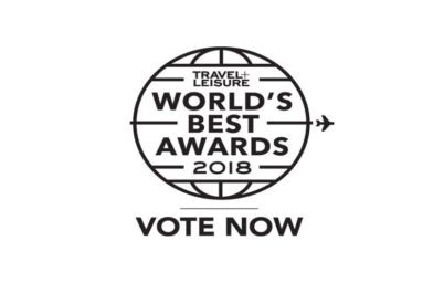 Vote For Us in Travel + Leisure's World's Best Awards!