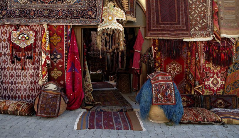 Up close cultural experience on women's trip to turkey visiting a Turkish rug cooperative
