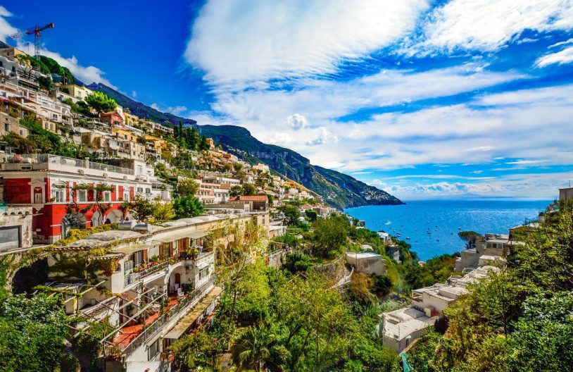 View of Amalfi coast