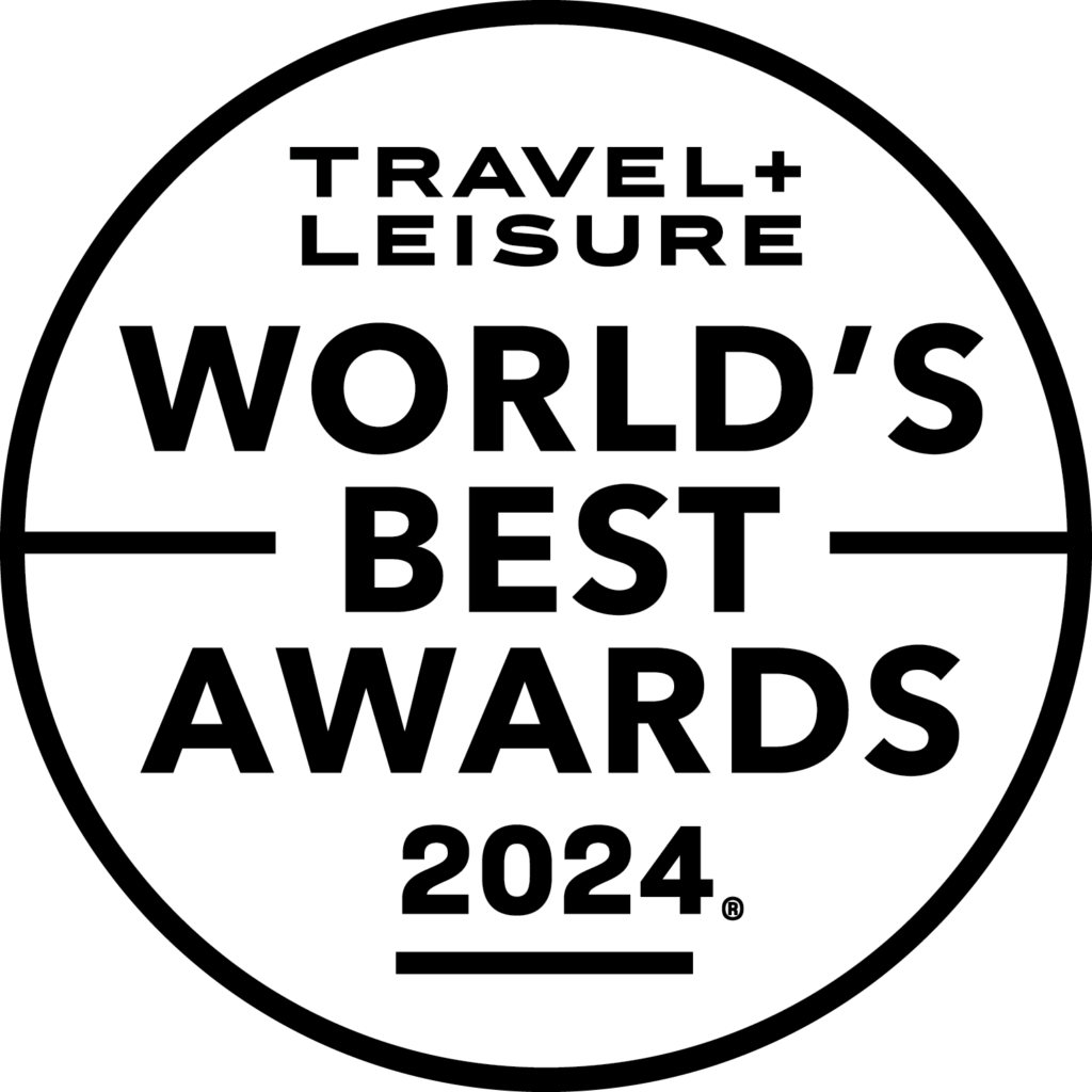 Travel + Leisure World's Best Awards 2024 logo.