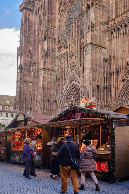 Christmas market in France.