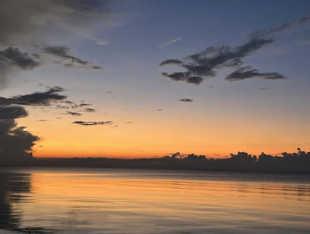 A sunset in Uganda.