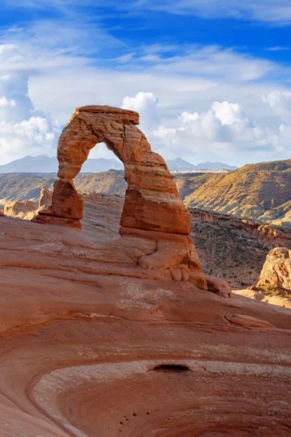 A landscape in Utah.