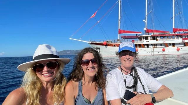 Women on Boat in Croatia