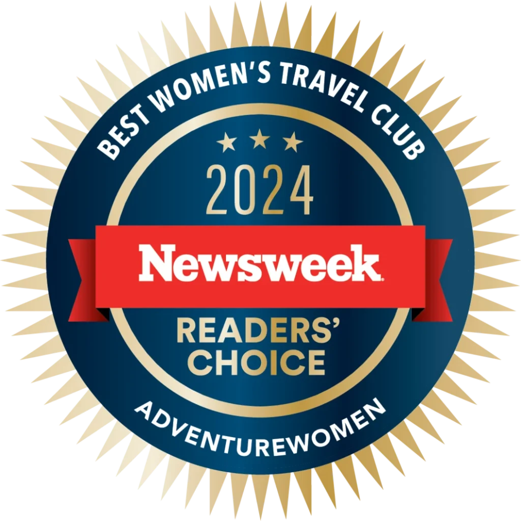 Best Womens Travel Club Newsweek Readers' Choice logo.