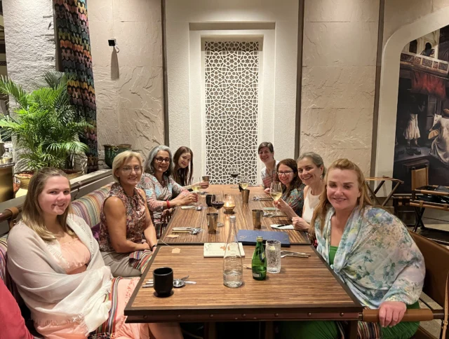 AdventureWomen Guests at Welcome Dinner, India