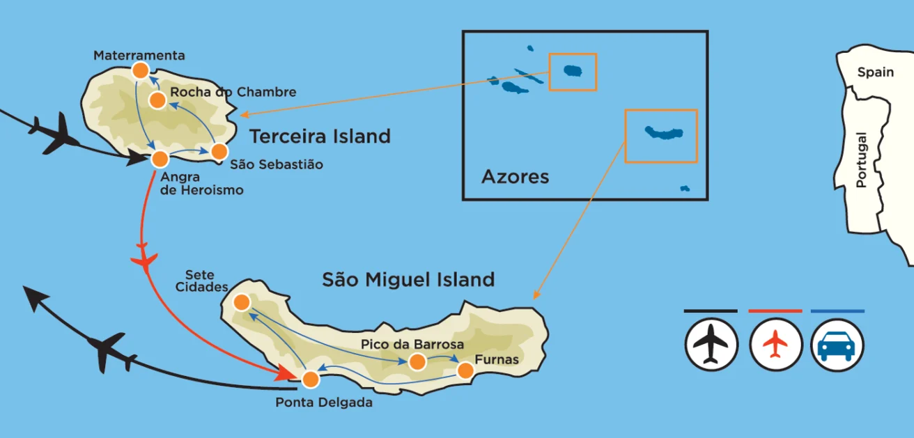 Azores Map